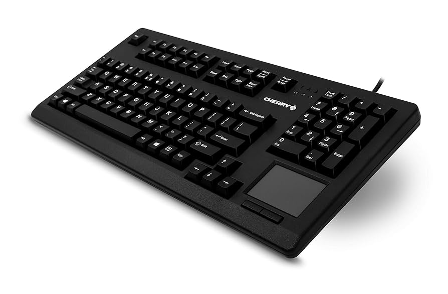☆CHERRY　キーボード　G86-61411　カードターミナルタッチパッド搭載 CHERRY G86-71411 | Keyboard with magnetic card reader and